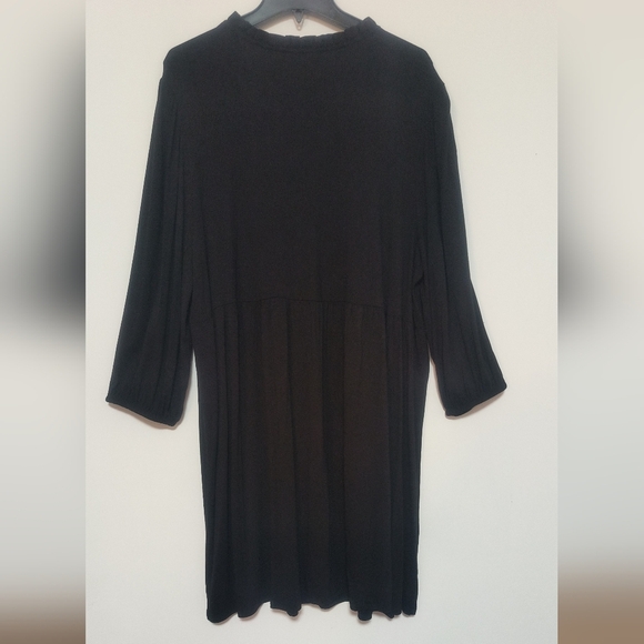 New Black Little Midi Dress / Size 2X - Picture 7 of 9